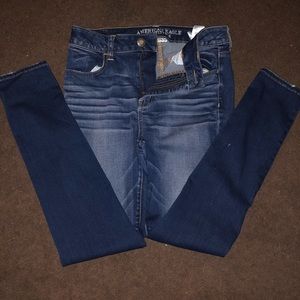 american eagle hi rise jegging super stretch